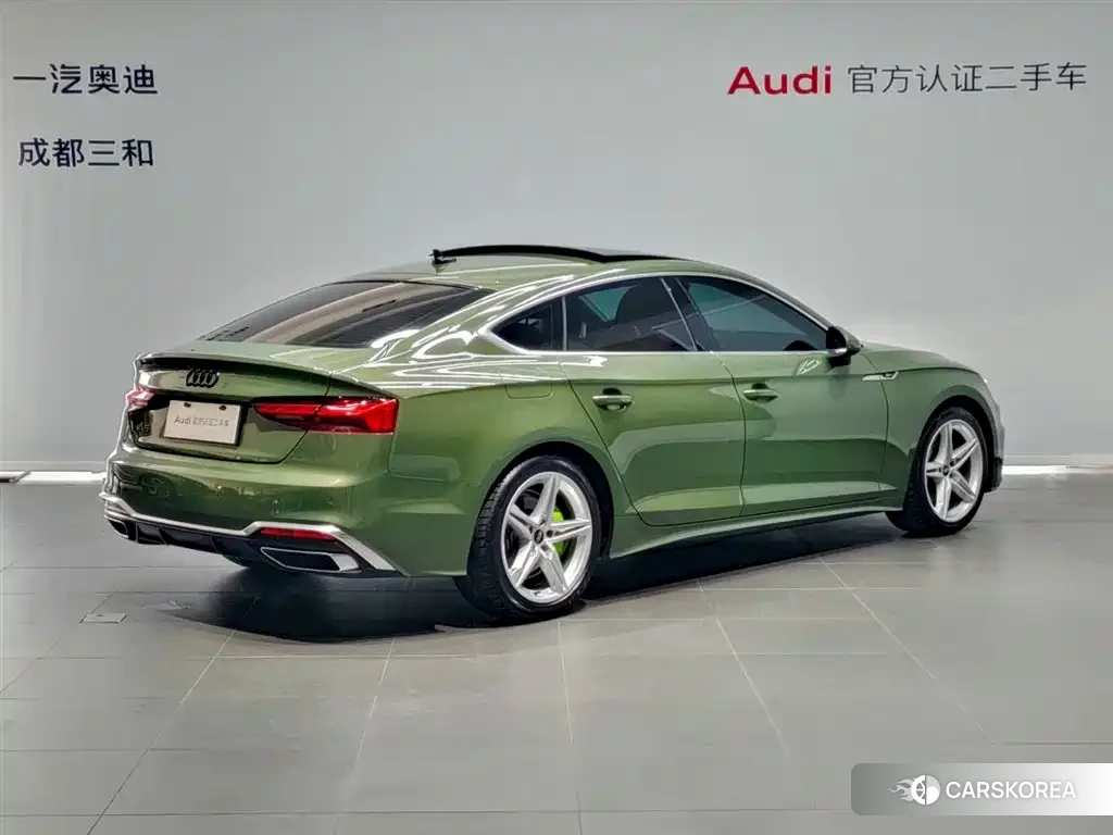 Audi A5 2021 Зеленый из Китая, фото 3
