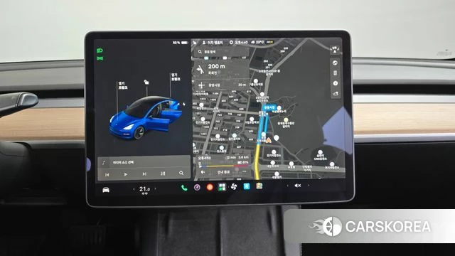 Tesla Model 3 2021 Синий из Кореи, фото 2