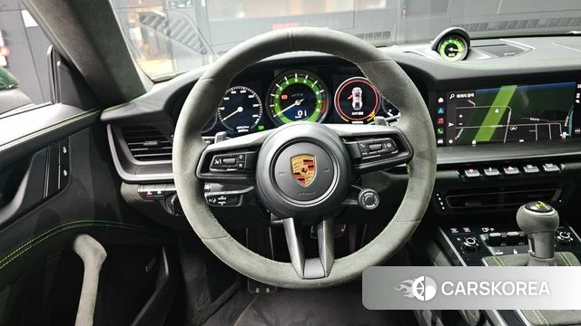 Porsche 911(992) 2022 Темно-зеленый из Кореи, фото 2