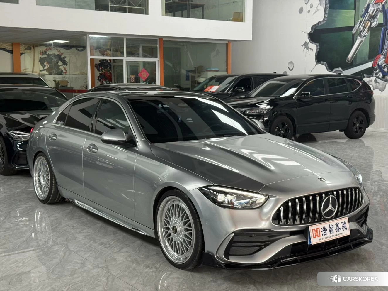 Mercedes-Benz C-class 2021 Серебристо-серый из Китая, фото 2