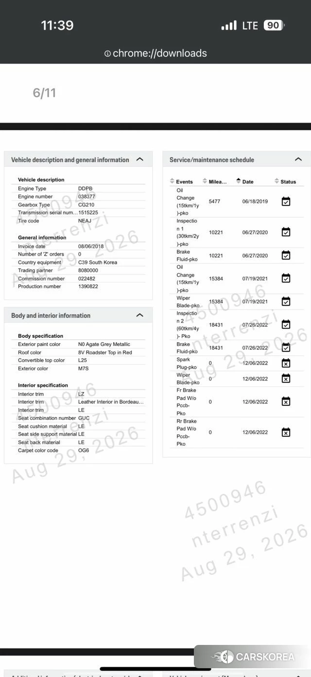 Porsche 718 Boxster 2018 Серый из Кореи, фото 2