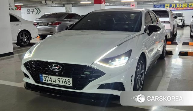 Hyundai Sonata (DN8) 2022 Белый из Кореи, фото 2