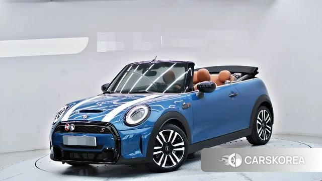 Mini Cooper S Convertible 2023 Синий из Кореи, фото 2