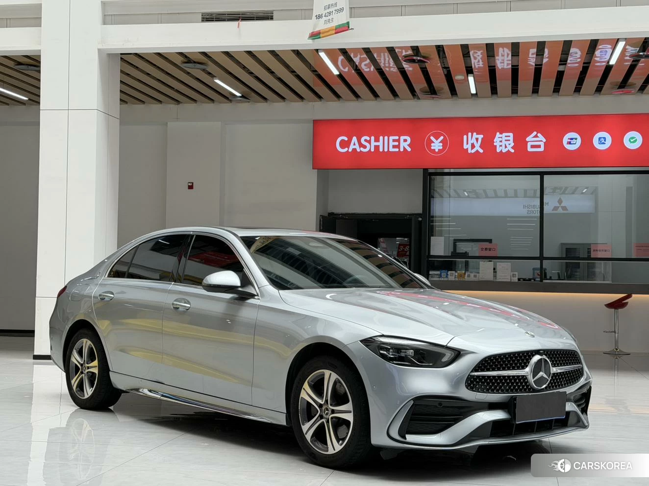 Mercedes-Benz C-class 2021 Серебристо-серый из Китая, фото 2