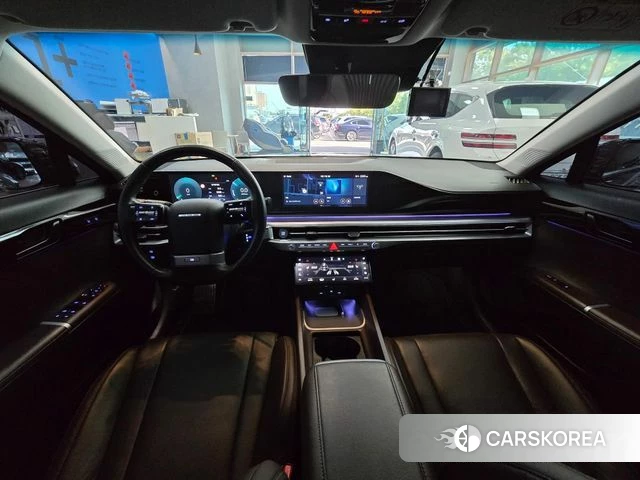 Hyundai Grandeur Hybrid (GN7) 2023 Черный из Кореи, фото 2