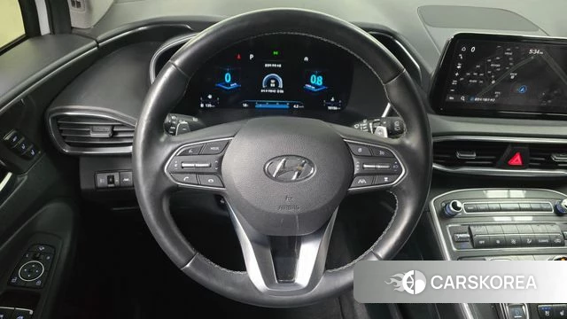 Hyundai The New Santa Fe 2023 Белый из Кореи, фото 2