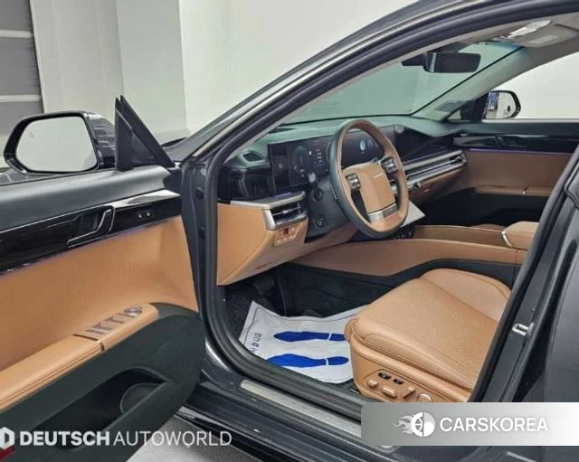 Hyundai Grandeur Hybrid (GN7) 2023 Темно-зеленый из Кореи, фото 2