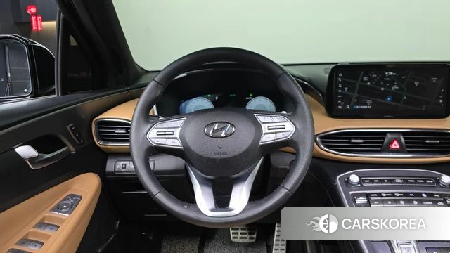 Hyundai The New Santa Fe 2023 Черный из Кореи, фото 2