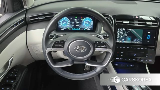 Hyundai Tucson Hybrid (NX4) 2023 Белый из Кореи, фото 2