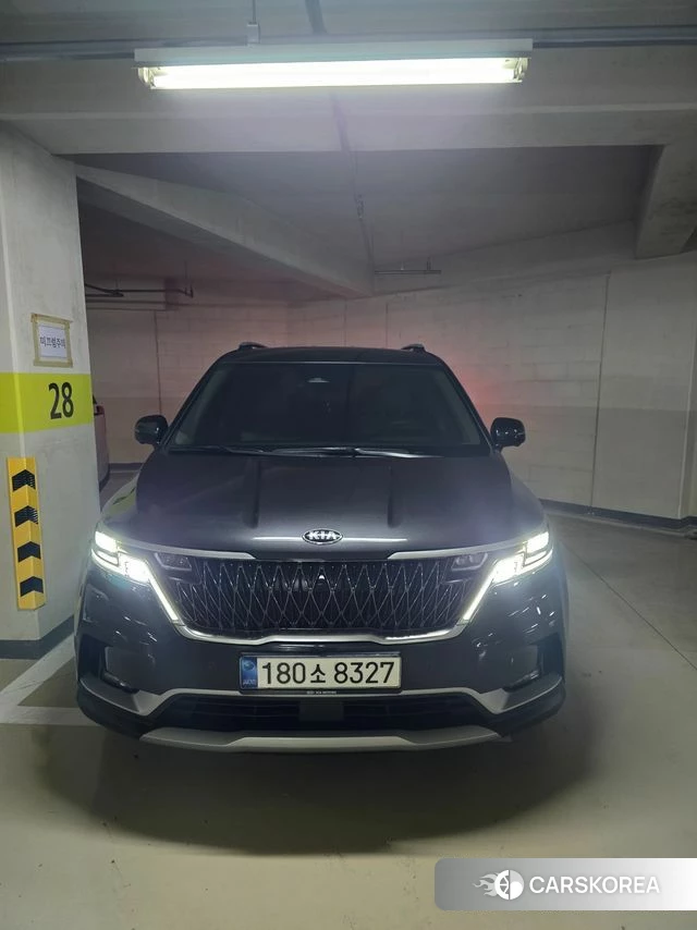 Kia Carnival 4th generation 2020 Серый из Кореи, фото 2