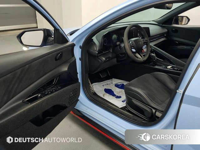 Hyundai The New Avante (CN7) 2023 Небесно-голубой из Кореи, фото 2