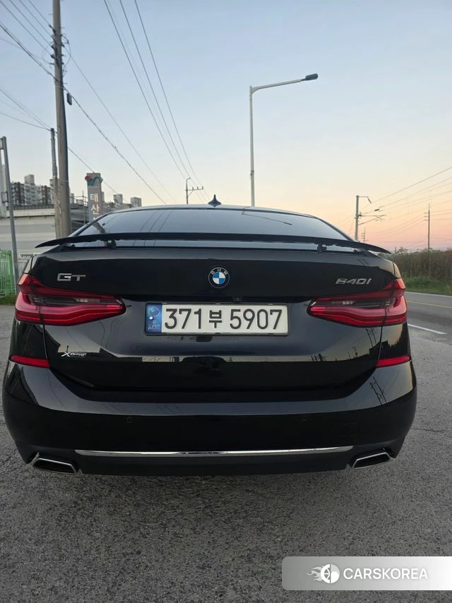 BMW 6 Series GT (G32) 2018 Черный из Кореи, фото 2