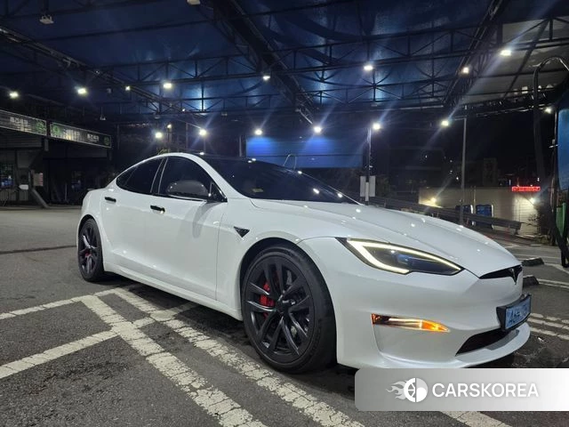 Tesla Model S 2023 Белый из Кореи, фото 2