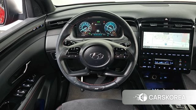 Hyundai Tucson Hybrid (NX4) 2022 Красный из Кореи, фото 2