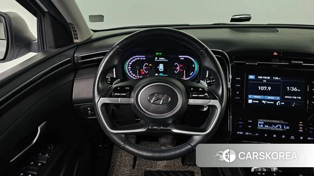 Hyundai Tucson Hybrid (NX4) 2023 Белый из Кореи, фото 2