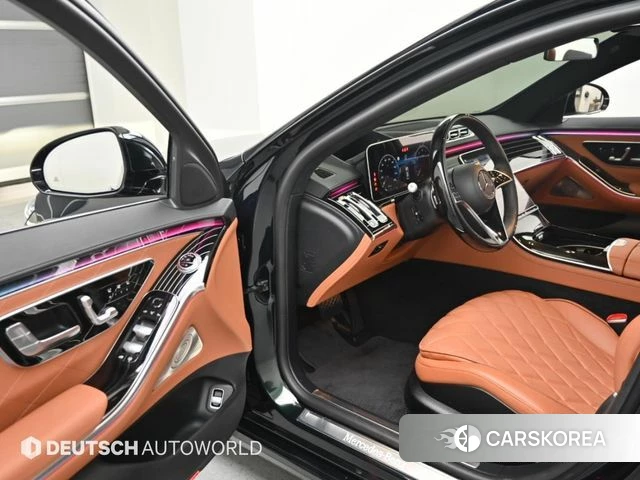 Mercedes-Benz S-Class W223 2023 Темно-зеленый из Кореи, фото 2