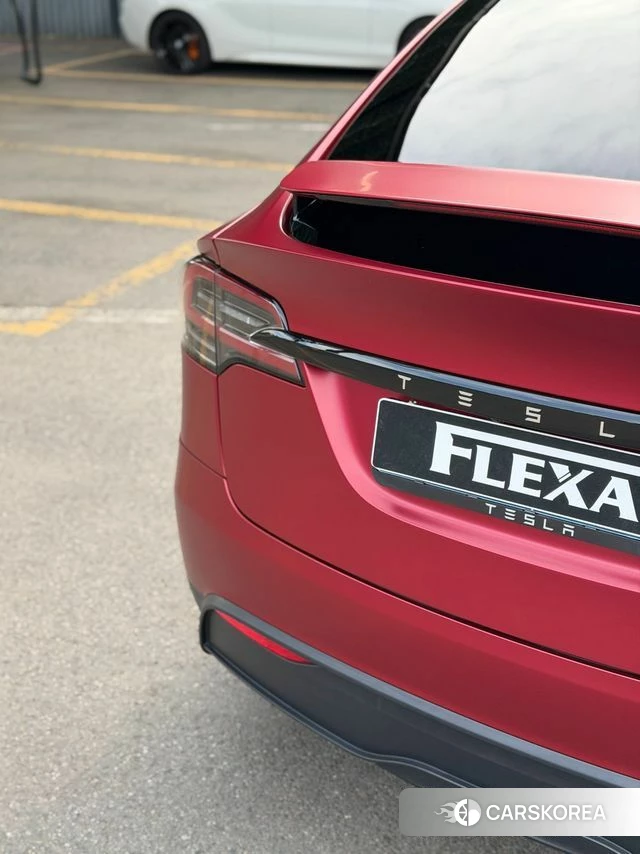 Tesla Model X 2023 Красный из Кореи, фото 2