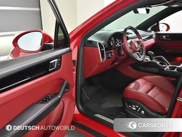 Porsche Cayenne (PO536) 2021 Красный из Кореи, фото 2