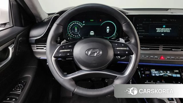 Hyundai The New Grandeur IG Hybrid 2021 Белый из Кореи, фото 3
