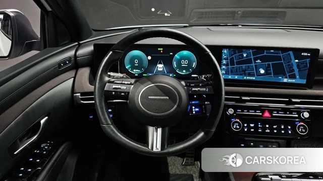 Hyundai The New Tucson Hybrid (NX4) 2024 Белый из Кореи, фото 3
