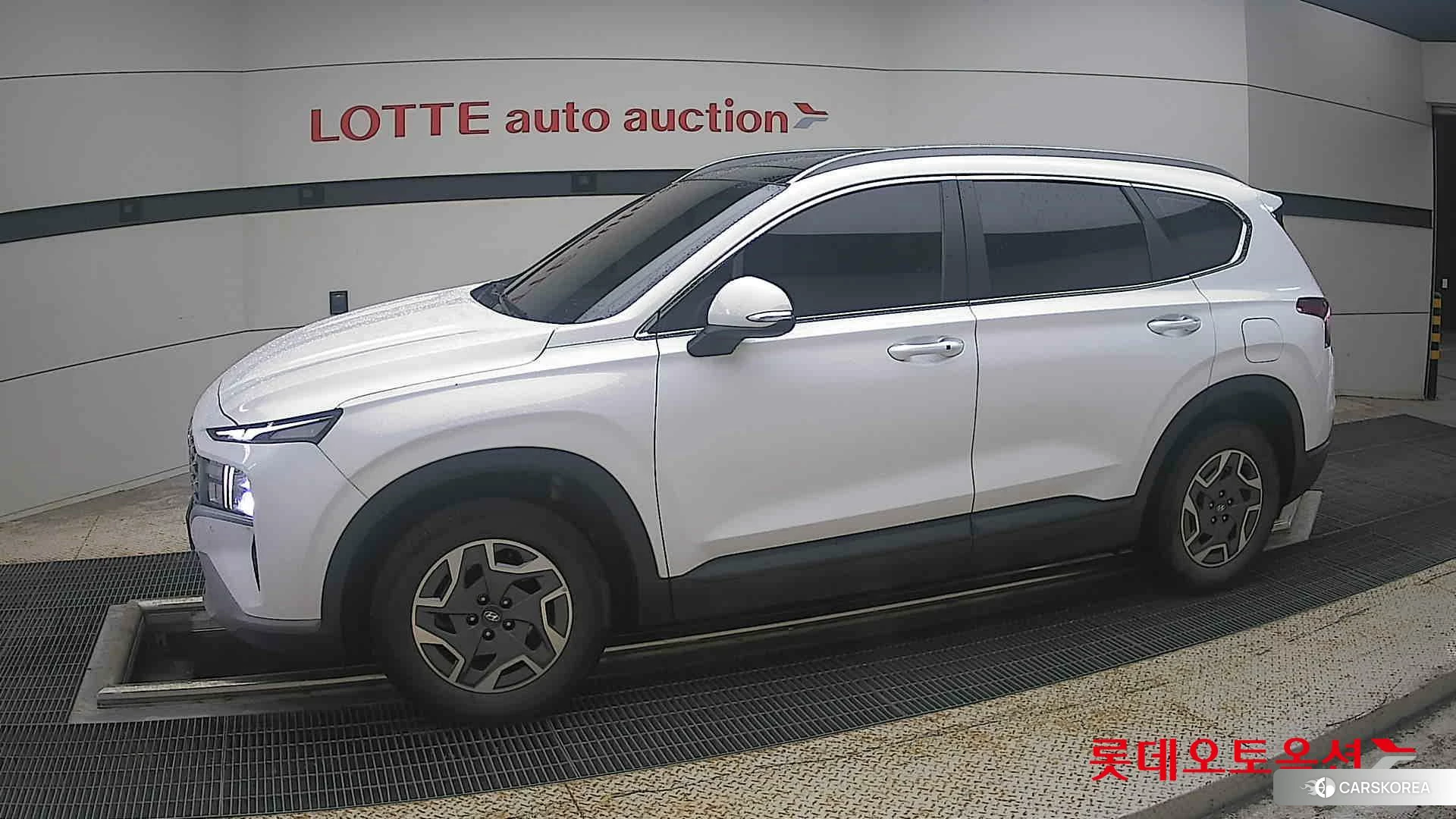 Hyundai Santa Fe Hybrid 2022 Белый из Кореи, фото 3