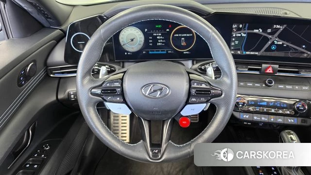 Hyundai Avante (CN7) 2023 Небесно-голубой из Кореи, фото 3
