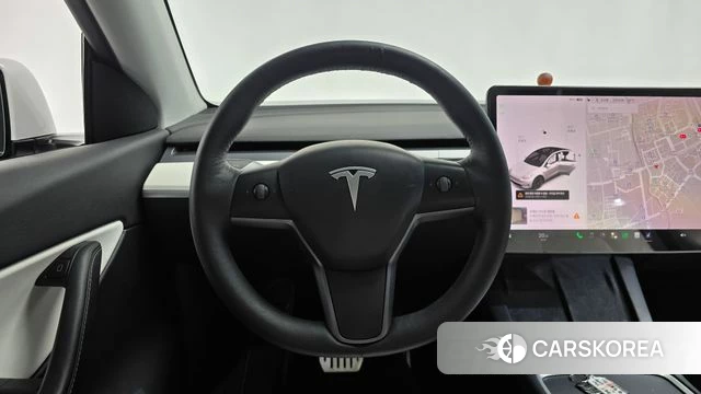 Tesla Model Y 2021 Белый из Кореи, фото 3