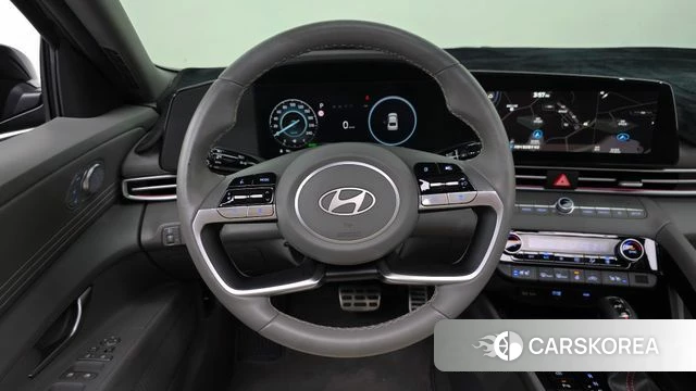 Hyundai The New Avante Hybrid (CN7) 2025 Черный из Кореи, фото 3