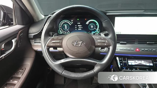 Hyundai The New Grandeur IG Hybrid 2021 Серый из Кореи, фото 3