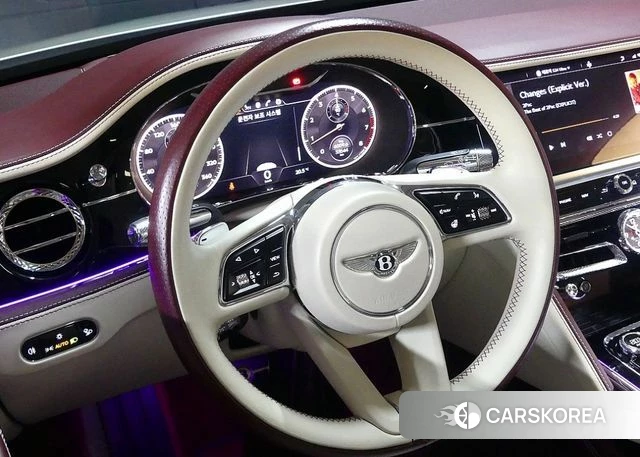 Bentley Flying Spur 3rd Generation 2021 Жемчужный цвет из Кореи, фото 3