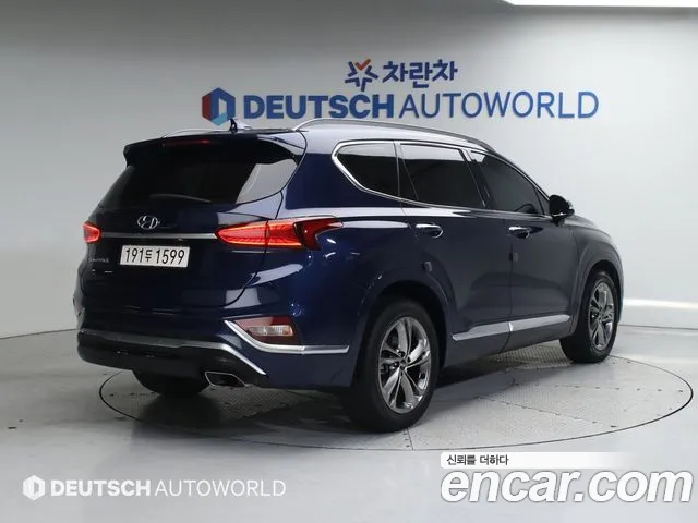 Hyundai Santa Fe TM 2019 Синий из Кореи, фото 3
