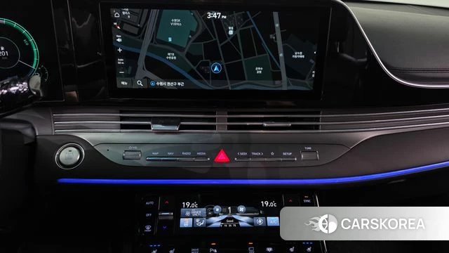 Hyundai The New Grandeur IG Hybrid 2020 Синий из Кореи, фото 3