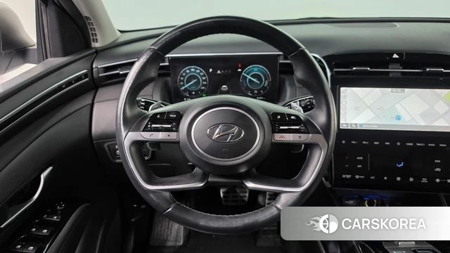 Hyundai Tucson Hybrid (NX4) 2021 Белый из Кореи, фото 3