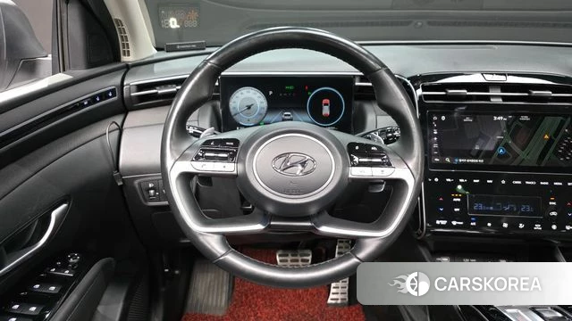 Hyundai Tucson Hybrid (NX4) 2022 Белый из Кореи, фото 3