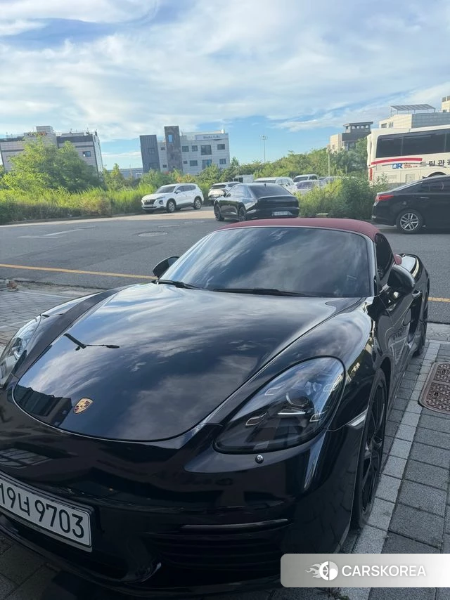 Porsche 718 Boxster 2018 Черный из Кореи, фото 3