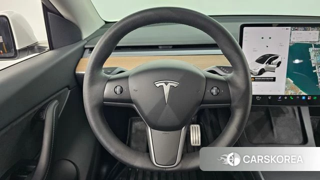 Tesla Model Y 2021 Белый из Кореи, фото 3