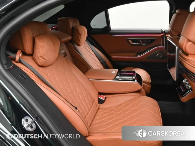 Mercedes-Benz S-Class W223 2023 Темно-зеленый из Кореи, фото 3