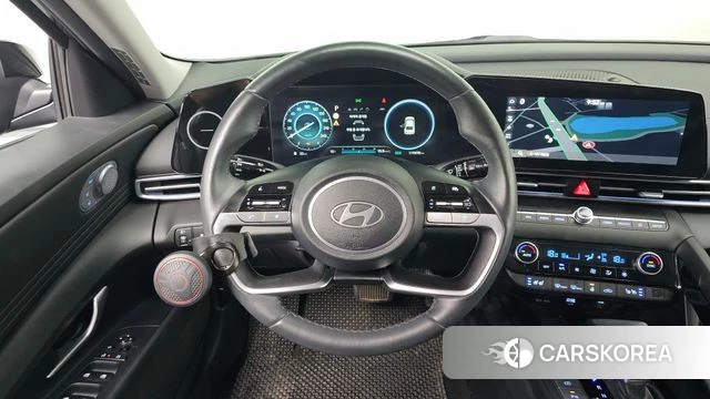 Hyundai The New Avante (CN7) 2023 Черный из Кореи, фото 3