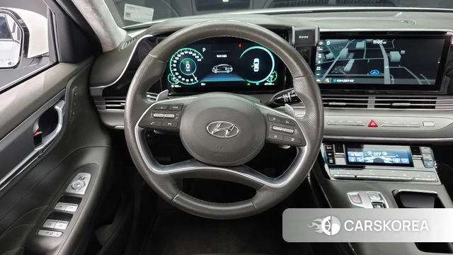 Hyundai The New Grandeur IG Hybrid 2021 Белый из Кореи, фото 3