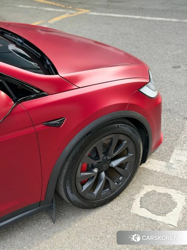 Tesla Model X 2023 Красный из Кореи, фото 3