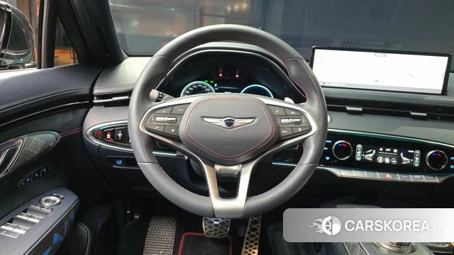 Genesis GV70 2023 Темно-зеленый из Кореи, фото 3