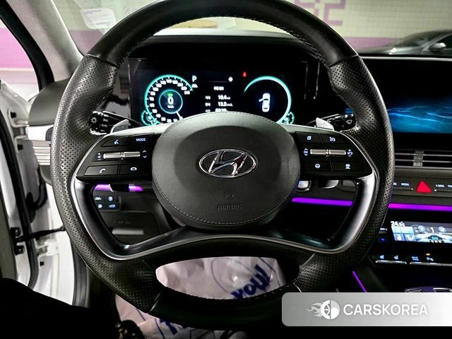 Hyundai The New Grandeur IG Hybrid 2020 Белый из Кореи, фото 3