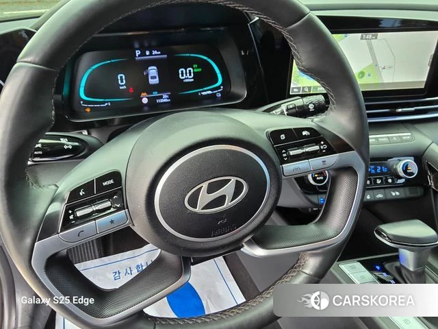 Hyundai The New Avante Hybrid (CN7) 2023 Белый из Кореи, фото 3