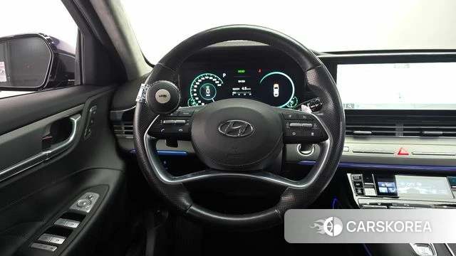 Hyundai The New Grandeur IG Hybrid 2020 Синий из Кореи, фото 3