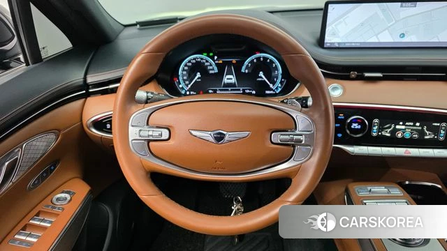 Genesis GV70 2021 Темно-зеленый из Кореи, фото 3