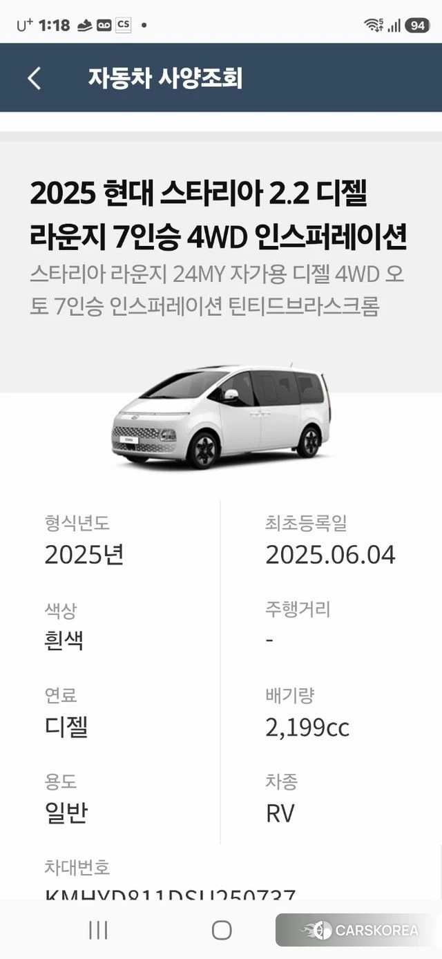 Hyundai Staria 2025 Белый из Кореи, фото 3