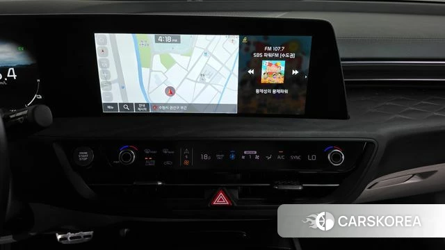 Kia K8 Hybrid 2022 Серебристо-серый из Кореи, фото 3