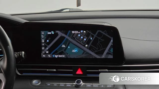 Hyundai Avante Hybrid (CN7) 2021 Белый из Кореи, фото 3