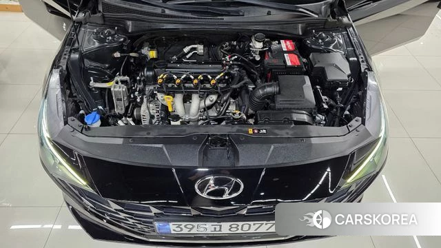 Hyundai Avante (CN7) 2021 Черный из Кореи, фото 3