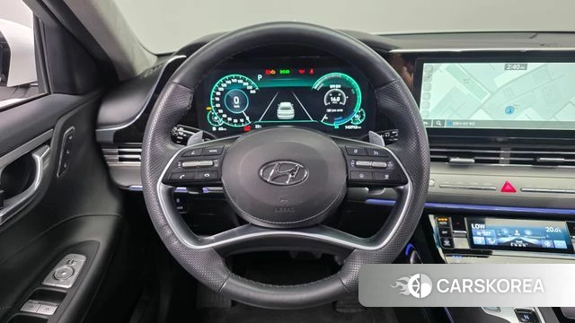 Hyundai The New Grandeur IG Hybrid 2022 Белый из Кореи, фото 3